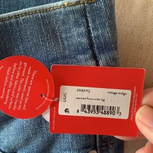 Spanx pull on wide leg jeans